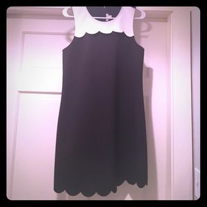 J. Crew scalloped dress